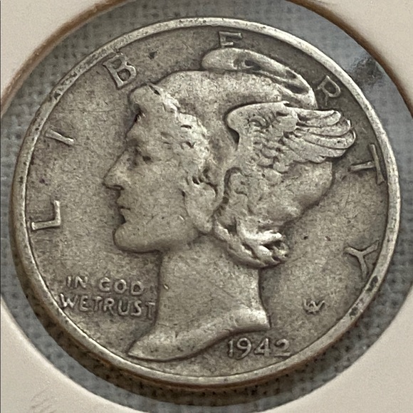 Vintage Other - 1942 Liberty Mercury Dime Coin